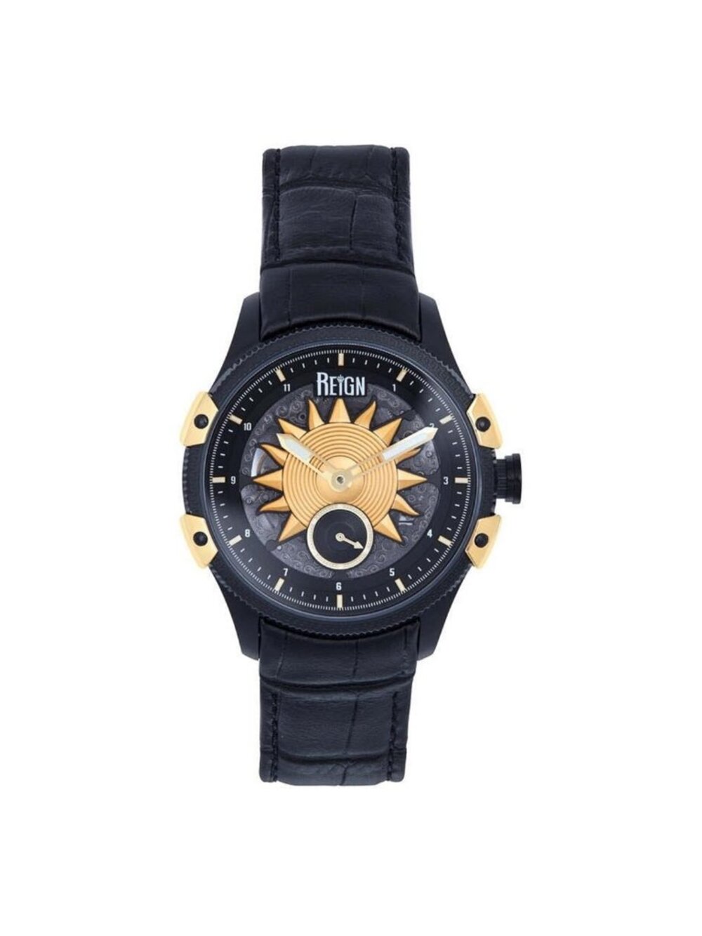 NWT Reign Solstice Gold-tone Dial Men's Watch